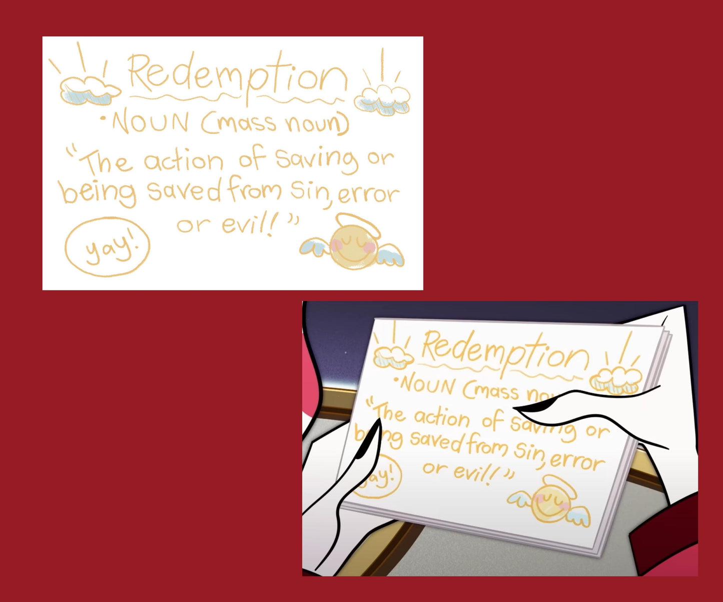 Stickers - Hazbin Hotel Charlie's Court Notecards Vinyl Stickers